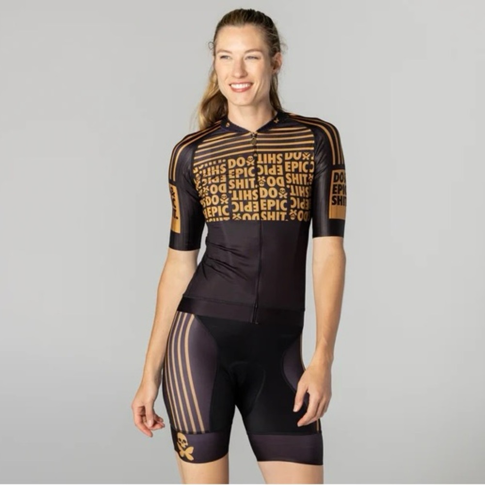 Betty Designs Do Epic Shit Race Fit Cycling Jersey Size Medium